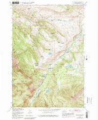 Mount Rae Montana Historical topographic map, 1:24000 scale, 7.5 X 7.5 Minute, Year 1951
