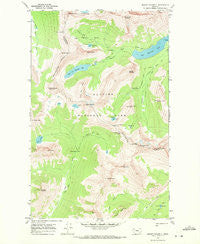 Mount Rockwell Montana Historical topographic map, 1:24000 scale, 7.5 X 7.5 Minute, Year 1968