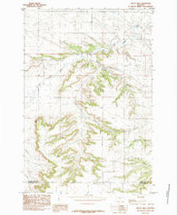 Mount Sinai Montana Historical topographic map, 1:24000 scale, 7.5 X 7.5 Minute, Year 1985