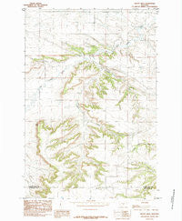 Mount Sinai Montana Historical topographic map, 1:24000 scale, 7.5 X 7.5 Minute, Year 1985