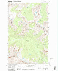 Mount Stimson Montana Historical topographic map, 1:24000 scale, 7.5 X 7.5 Minute, Year 1968