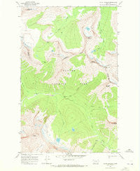 Mount Stimson Montana Historical topographic map, 1:24000 scale, 7.5 X 7.5 Minute, Year 1968