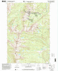 Mount Tahepia Montana Historical topographic map, 1:24000 scale, 7.5 X 7.5 Minute, Year 1997
