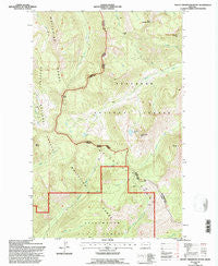 Mount Thompson-Seton Montana Historical topographic map, 1:24000 scale, 7.5 X 7.5 Minute, Year 1994