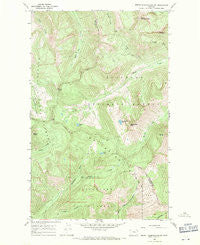 Mount Thompson-Seton Montana Historical topographic map, 1:24000 scale, 7.5 X 7.5 Minute, Year 1966