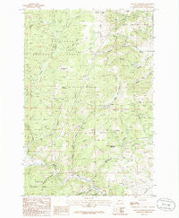Mount Thompson Montana Historical topographic map, 1:24000 scale, 7.5 X 7.5 Minute, Year 1985