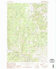 Mount Thompson Montana Historical topographic map, 1:24000 scale, 7.5 X 7.5 Minute, Year 1985