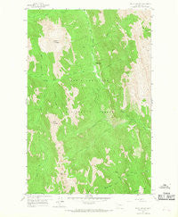 Mount Wright Montana Historical topographic map, 1:24000 scale, 7.5 X 7.5 Minute, Year 1958