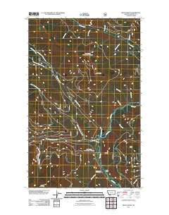 Mount Baldy Montana Historical topographic map, 1:24000 scale, 7.5 X 7.5 Minute, Year 2011