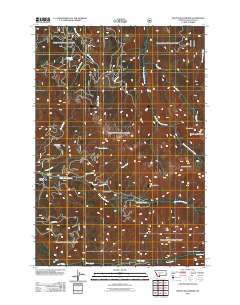 Mount Blackmore Montana Historical topographic map, 1:24000 scale, 7.5 X 7.5 Minute, Year 2011