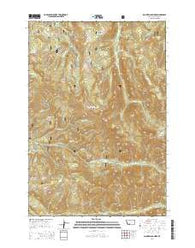 Mount Blackmore Montana Current topographic map, 1:24000 scale, 7.5 X 7.5 Minute, Year 2014