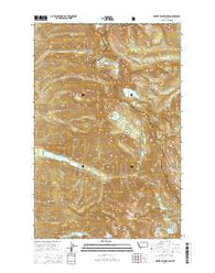 Mount Calowahcan Montana Current topographic map, 1:24000 scale, 7.5 X 7.5 Minute, Year 2014