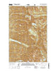 Mount Calowahcan Montana Current topographic map, 1:24000 scale, 7.5 X 7.5 Minute, Year 2014