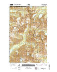 Mount Carter Montana Current topographic map, 1:24000 scale, 7.5 X 7.5 Minute, Year 2014