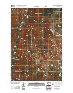 Mount Douglas Montana Historical topographic map, 1:24000 scale, 7.5 X 7.5 Minute, Year 2011
