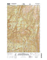 Mount Edith Montana Current topographic map, 1:24000 scale, 7.5 X 7.5 Minute, Year 2014