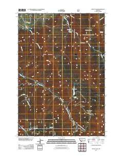 Mount Ellis Montana Historical topographic map, 1:24000 scale, 7.5 X 7.5 Minute, Year 2011