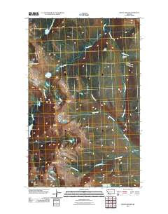Mount Geduhn Montana Historical topographic map, 1:24000 scale, 7.5 X 7.5 Minute, Year 2011