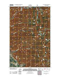 Mount Headley Montana Historical topographic map, 1:24000 scale, 7.5 X 7.5 Minute, Year 2011