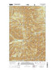 Mount Hefty Montana Current topographic map, 1:24000 scale, 7.5 X 7.5 Minute, Year 2014