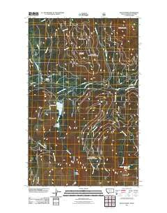 Mount Henry Montana Historical topographic map, 1:24000 scale, 7.5 X 7.5 Minute, Year 2011
