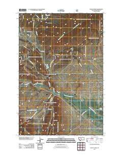 Mount Howe Montana Historical topographic map, 1:24000 scale, 7.5 X 7.5 Minute, Year 2011