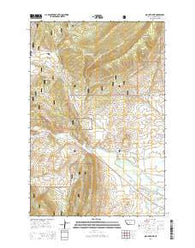Mount Howe Montana Current topographic map, 1:24000 scale, 7.5 X 7.5 Minute, Year 2014