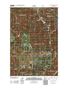 Mount Humbug Montana Historical topographic map, 1:24000 scale, 7.5 X 7.5 Minute, Year 2011