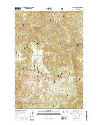 Mount Humbug Montana Current topographic map, 1:24000 scale, 7.5 X 7.5 Minute, Year 2014