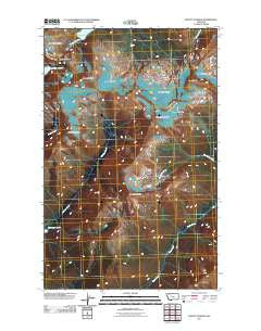 Mount Jackson Montana Historical topographic map, 1:24000 scale, 7.5 X 7.5 Minute, Year 2011