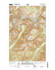 Mount Jackson Montana Current topographic map, 1:24000 scale, 7.5 X 7.5 Minute, Year 2014