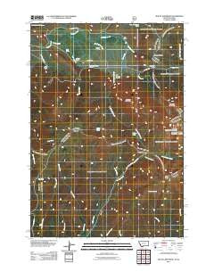 Mount Jefferson Montana Historical topographic map, 1:24000 scale, 7.5 X 7.5 Minute, Year 2011