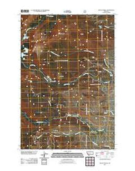 Mount Powell Montana Historical topographic map, 1:24000 scale, 7.5 X 7.5 Minute, Year 2011