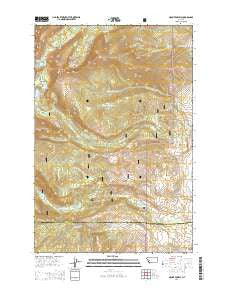 Mount Powell Montana Current topographic map, 1:24000 scale, 7.5 X 7.5 Minute, Year 2014