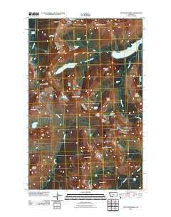 Mount Rockwell Montana Historical topographic map, 1:24000 scale, 7.5 X 7.5 Minute, Year 2011