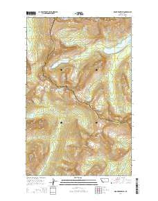 Mount Rockwell Montana Current topographic map, 1:24000 scale, 7.5 X 7.5 Minute, Year 2014