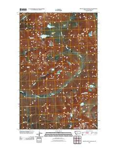 Mount Saint Nicholas Montana Historical topographic map, 1:24000 scale, 7.5 X 7.5 Minute, Year 2011