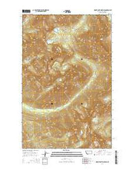 Mount Saint Nicholas Montana Current topographic map, 1:24000 scale, 7.5 X 7.5 Minute, Year 2014