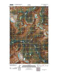 Mount Stimson Montana Historical topographic map, 1:24000 scale, 7.5 X 7.5 Minute, Year 2011