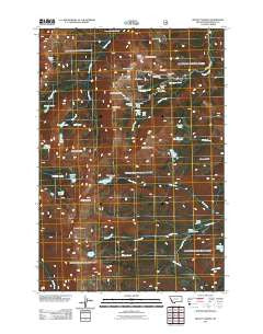 Mount Tahepia Montana Historical topographic map, 1:24000 scale, 7.5 X 7.5 Minute, Year 2011