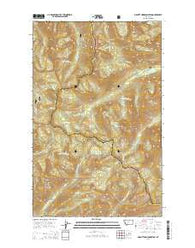 Mount Thompson-Seton Montana Current topographic map, 1:24000 scale, 7.5 X 7.5 Minute, Year 2014