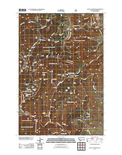Mount Thompson Montana Historical topographic map, 1:24000 scale, 7.5 X 7.5 Minute, Year 2011