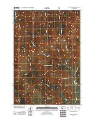 Mount Wallace Montana Historical topographic map, 1:24000 scale, 7.5 X 7.5 Minute, Year 2011