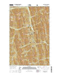 Mount Wright Montana Current topographic map, 1:24000 scale, 7.5 X 7.5 Minute, Year 2014