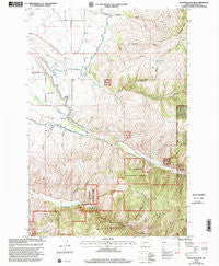 Mountain House Montana Historical topographic map, 1:24000 scale, 7.5 X 7.5 Minute, Year 1998