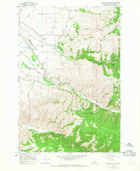 Mountain House Montana Historical topographic map, 1:24000 scale, 7.5 X 7.5 Minute, Year 1964