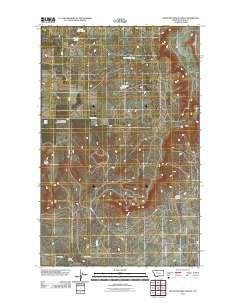 Mountain View School Montana Historical topographic map, 1:24000 scale, 7.5 X 7.5 Minute, Year 2011