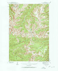 Mt Cowen Montana Historical topographic map, 1:62500 scale, 15 X 15 Minute, Year 1940