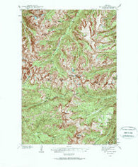 Mt Cowen Montana Historical topographic map, 1:62500 scale, 15 X 15 Minute, Year 1940
