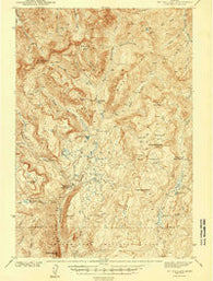 Mt Wallace Montana Historical topographic map, 1:62500 scale, 15 X 15 Minute, Year 1943